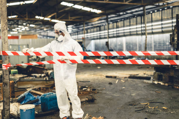 Professional Biohazard technician working in Harvard, IL